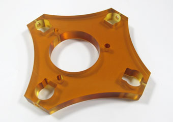 Cuatom Surface Patterns PEI (Ultem) CNC Machining Parts Cuatom Surface Patterns PEI (Ultem) CNC Machining Parts