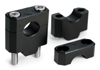 Custom CNC Machining Motorcycle Handlebar Mounts Clamp Riser