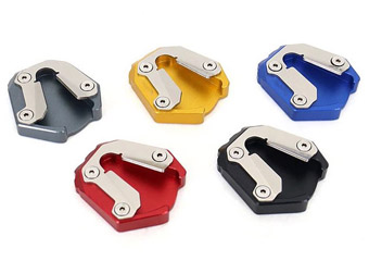 Custom CNC Machining Motorcycle Side Kickstand Extension Foot Pad Support