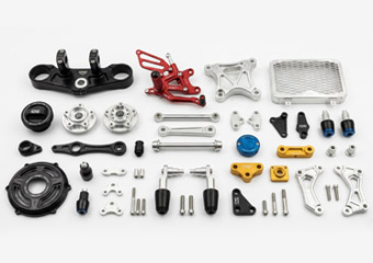 Custom Aluminum Alloys CNC Machining Motorcycle Bike Parts