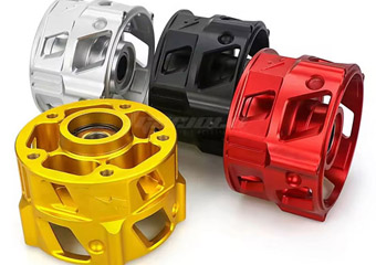 Custom Anodizing CNC Machining Motorcycle Aluminum Wheel Disc Brake Hub Cover