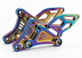 Custom PVD CNC Machining Motorcycle Bike Parts