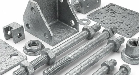 Hot-Dip Galvanized A514 Steel Structural Parts