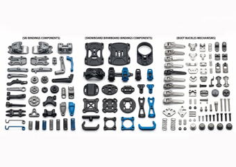 Cusotm Winter Sports Ski Snowboard Bindings Boot Buckles CNC Machining Parts