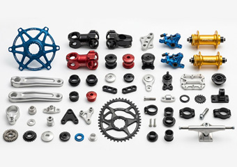 Cuatom Aluminum Alloys CNC Machining Sports Equipment Parts