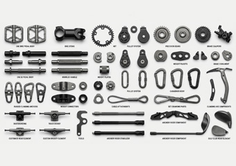 Cuatom Carbon Steel CNC Machining Sports Equipment Parts