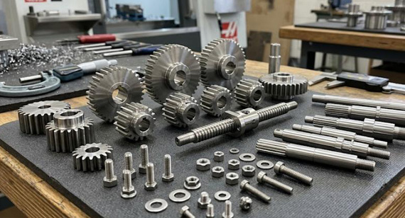 CNC machined 416 stainless steel parts