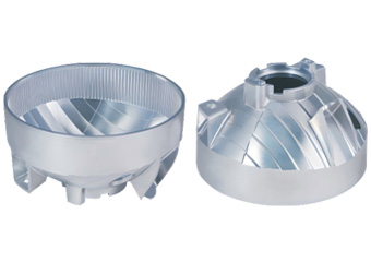 Custom 5 Axis CNC Machining Lamp Reflector Parts Custom 5 Axis CNC Machining Lamp Reflector Parts