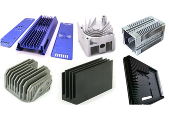 Custom Telecommunications Heat Sink Radiator CNC Machining Parts