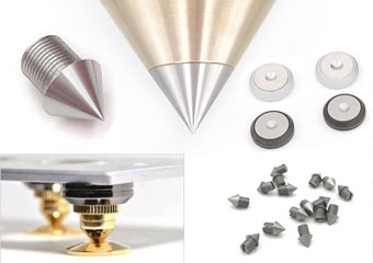 Custom CNC Machining Audio Speaker Spike Feet