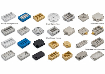 Cusotm CNC RF Cavity Filter Cover for Electronic Communication Machining