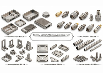Custom Titanium Alloys CNC Machining Telecommunications Parts