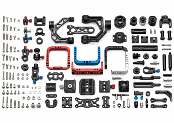 Custom CNC Machining Camera Gimbal Bracket Mount Parts Custom CNC Machining Camera Gimbal Bracket Mount Parts