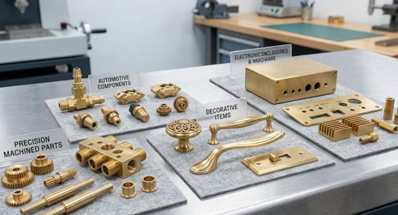 Precision Brass CNC Machined Parts