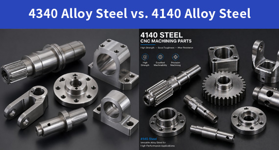 4340 Alloy Steel vs. 4140 Alloy Steel CNC Machining Parts