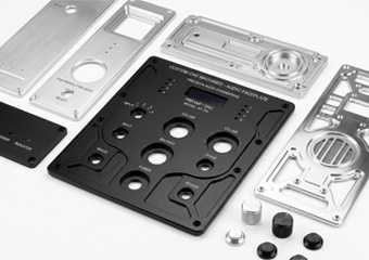 Custom CNC Audio Front Panels Faceplates Machining Custom CNC Audio Front Panels Faceplates Machining