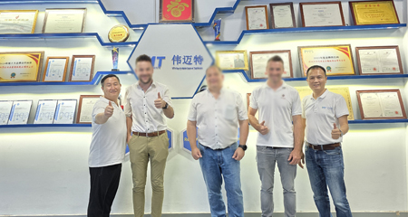 German Clients Visit the Factory German Clients Visit the Factory