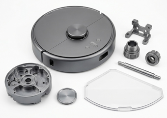 Custom CNC Machining Robot Vacuum Housings & Parts Custom CNC Machining Robot Vacuum Housings & Parts