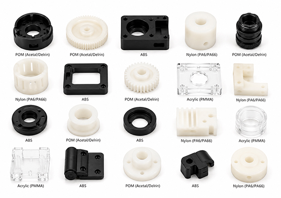 Custom Engineering Plastics CNC Machined Smart Home Parts Custom Engineering Plastics CNC Machined Smart Home Parts