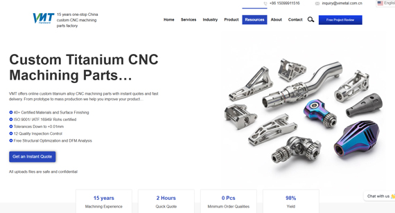 Top 10 Global Custom Titanium CNC Machining Parts Manufacturers in China (2026 Guide)