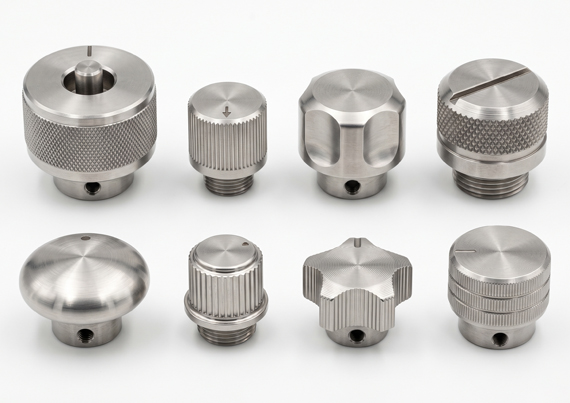Custom Stainless Steel CNC Knobs Machining Custom Stainless Steel CNC Knobs Machining