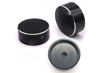 Custom Black Anodizing Sandblasting Aluminum Alloy CNC Knobs Machining Custom Black Anodizing Sandblasting Aluminum Alloy CNC Knobs Machining