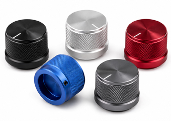 Sandblasting Anodizing CNC Machined Knobs Sandblasting Anodizing CNC Machined Knobs