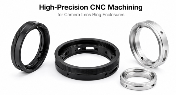 High-Precision CNC Machining for Camera Lens Ring Enclosures