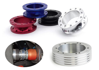 Cusotm CNC Steering Wheel Spacer Adapter Machining