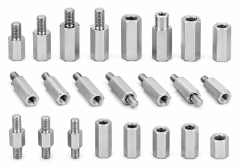 Cusotm CNC Hex Male Female Threaded Standoff Spacer Machining