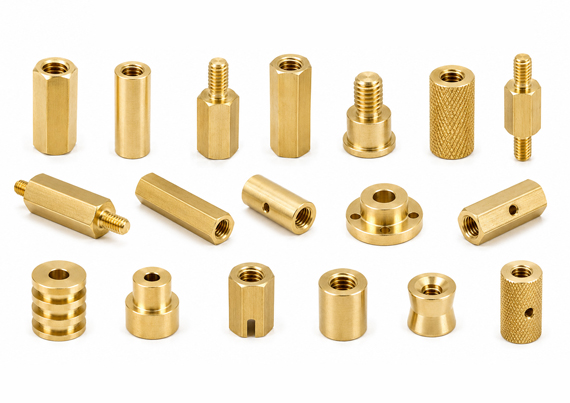 Cusotm Brass Spacer CNC Machining
