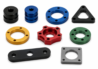 Powder Coating Custom Metal Spacer CNC Machining