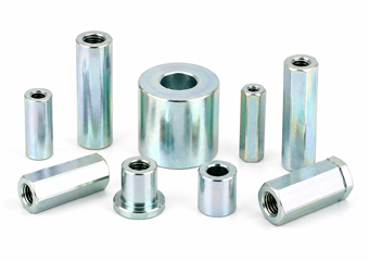 Zinc Plating Custom Metal Spacer CNC Machining