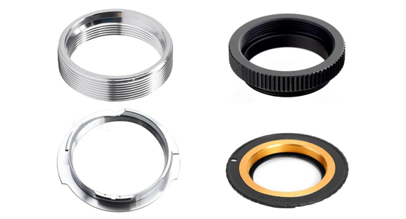 CNC Machining Lens Spacer Rings with Different Materials CNC Machining Lens Spacer Rings with Different Materials