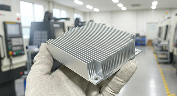 Custom CNC Machining 6061 Aluminum Heat Sink (Radiator) Custom CNC Machining 6061 Aluminum Heat Sink (Radiator)