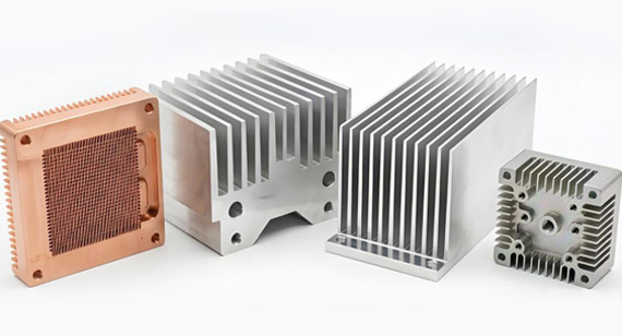 Custom CNC Heat Sinks Made by Various Metals