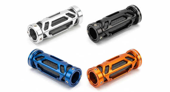 Custom Anodizing CNC Bicycle Handlebar Grips Machining