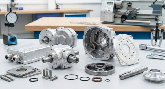 CNC Electric Wheelchair Gearboxes and Enclosures Machining CNC Electric Wheelchair Gearboxes and Enclosures Machining