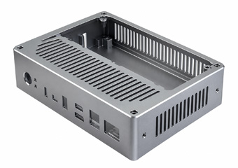 CNC Machined Mini PC Enclosure for Computer Equipment parts