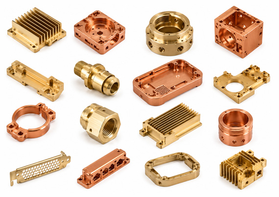 Brass Copper CNC Machining Computer Equipment Parts