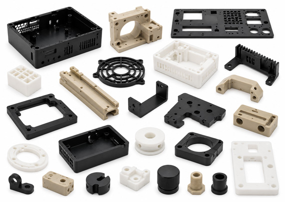 Engineering Plastics CNC Machining Computer Equipment Parts