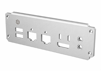 Laser Engraving Metal Panel CNC Machining Parts for Computer Equipment