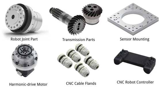 Custom Robot CNC Machined Parts Custom Robot CNC Machined Parts