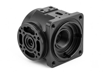 Black Oxide CNC Machining Connector Housings Black Oxide CNC Machining Connector Housings