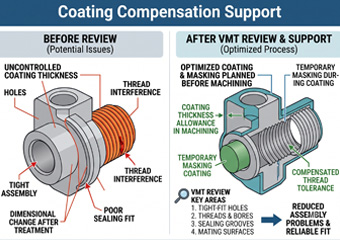 Coating Compensation Support Coating Compensation Support