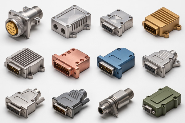 Custom CNC Machined Connector Housing Custom CNC Machined Connector Housing