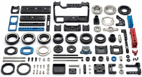 Custom CNC Machined Camera Parts Components in VMT