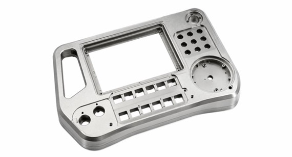 Custom CNC Machined Enclosure Component of Tabletop Interactive Gaming Console Custom CNC Machined Enclosure Component of Tabletop Interactive Gaming Console