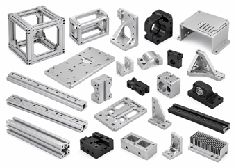 Custom CNC Machined Industrial Equipment Aluminum Extrusion Parts Custom CNC Machined Industrial Equipment Aluminum Extrusion Parts