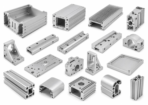 Custom CNC Aluminum 6005A Extrusion Machined Parts Custom CNC Aluminum 6005A Extrusion Machined Parts